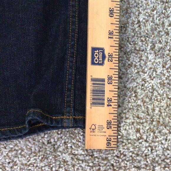 Banana Republic Straight Fit Jeans 40x36, Dark Wash - Picture 10 of 11